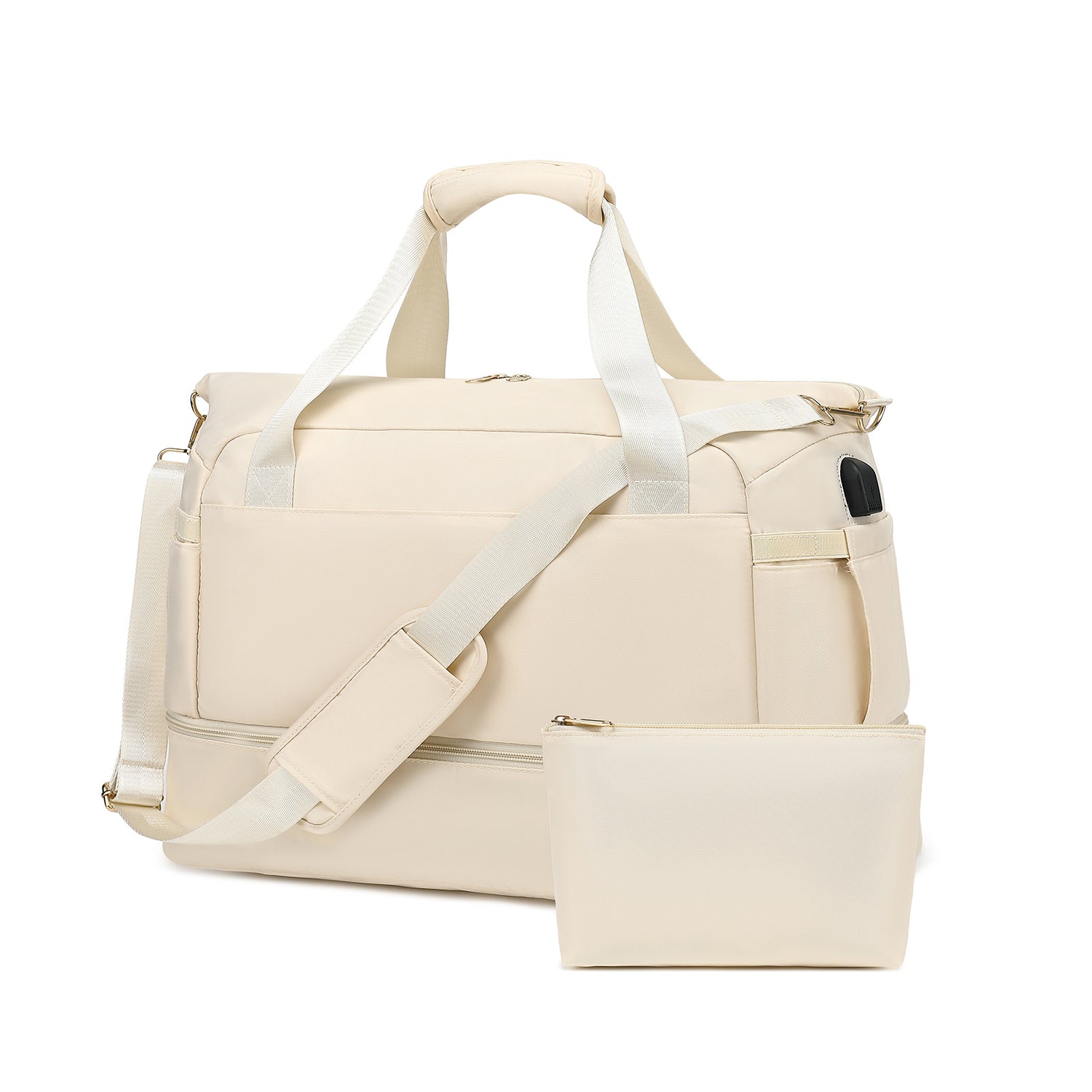 Gym Bag For Women with USB Charging Port - Make Me Healthy